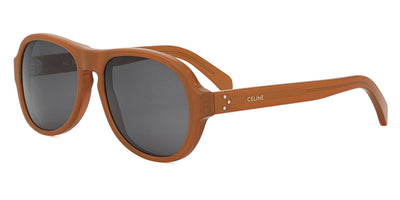 Celine® CL40298I CLN CL40298I 45A 56 - 45A Shiny Opaline Pink / Smoke Sunglasses