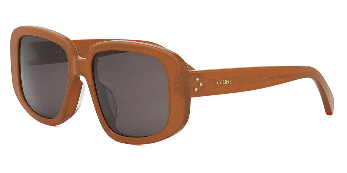 Celine® CL40299U CLN CL40299U 45A 55 - 45A Shiny Opaline Pink / Smoke Sunglasses