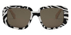 Celine® CL40299U CLN CL40299U 99E 55 - 99E Animal / Brown Sunglasses
