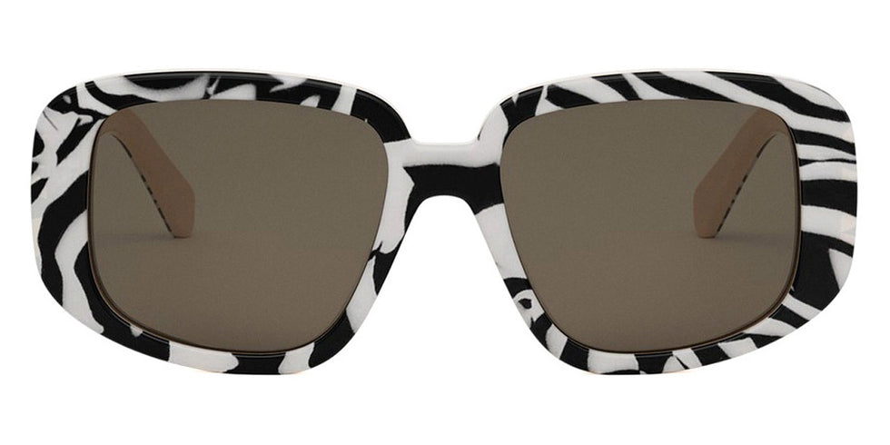 Celine® CL40299U CLN CL40299U 99E 55 - 99E Animal / Brown Sunglasses