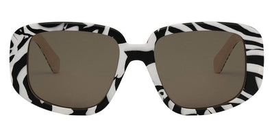 Celine® CL40299U CLN CL40299U 99E 55 - 99E Animal / Brown Sunglasses