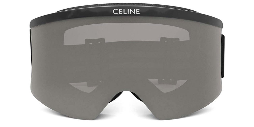 Celine® CL40302U CLN CL40302U 01C 00 - 01C Shiny Black / Silver Sunglasses