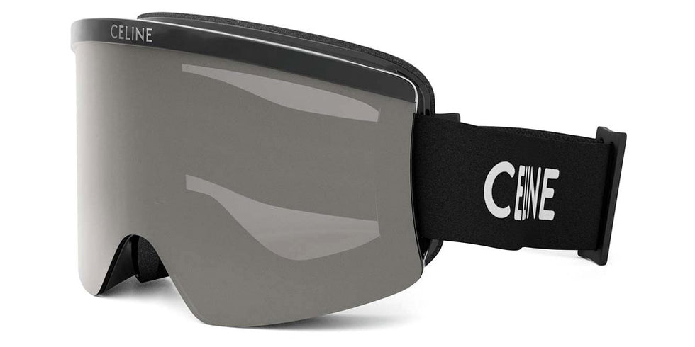 Celine® CL40302U CLN CL40302U 01C 00 - 01C Shiny Black / Silver Sunglasses