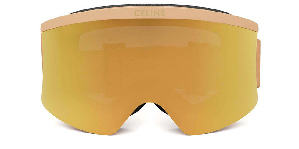 Celine® CL40302U CLN CL40302U 58C 00 - 58C Injected Matte Brown / Yellow Sunglasses