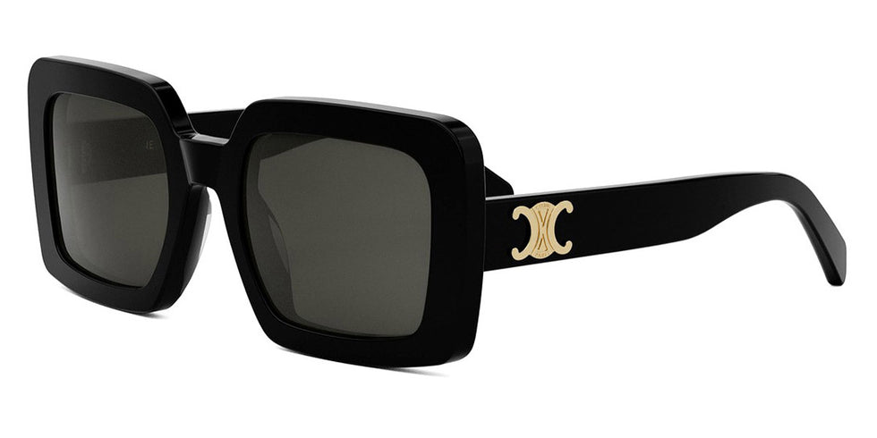 Celine® CL40304U CLN CL40304U 01A 56 - 01A Shiny Black / Smoke Sunglasses