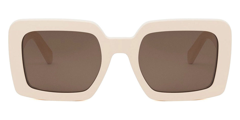 Celine® CL40304U CLN CL40304U 25E 56 - 25E Shiny Ivory / Brown Sunglasses