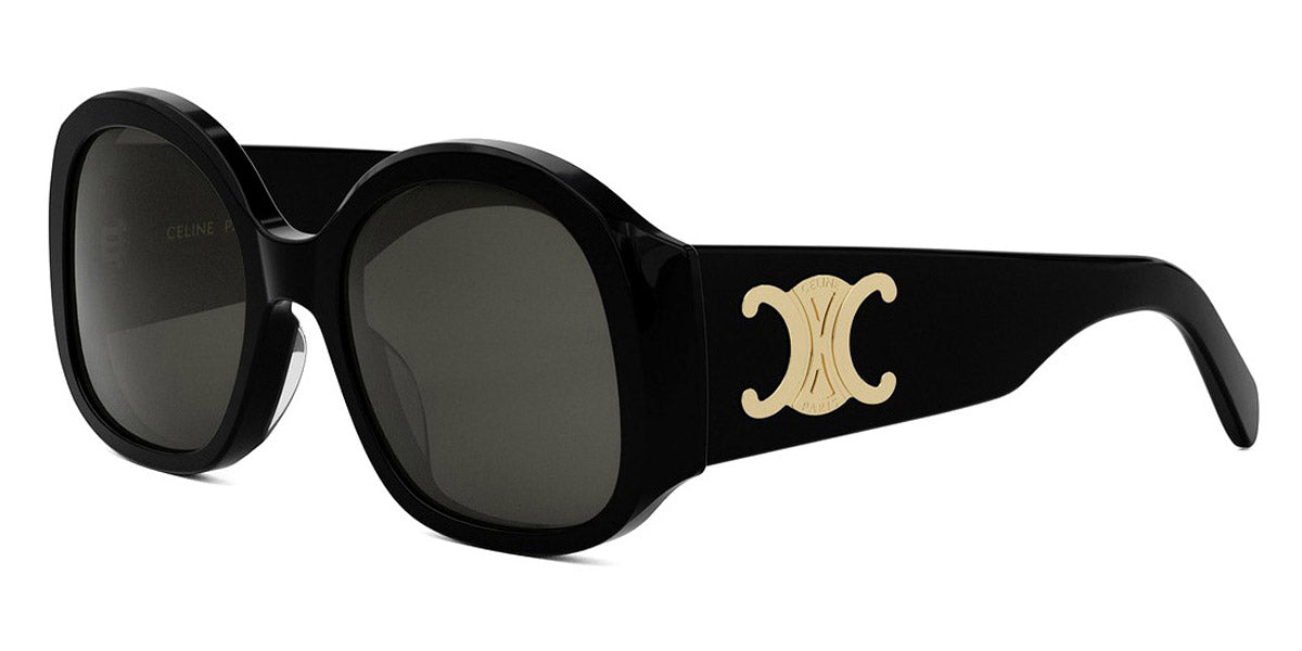 Celine® CL40305U CLN CL40305U 01A 54 - 01A Shiny Black / Smoke Sunglasses
