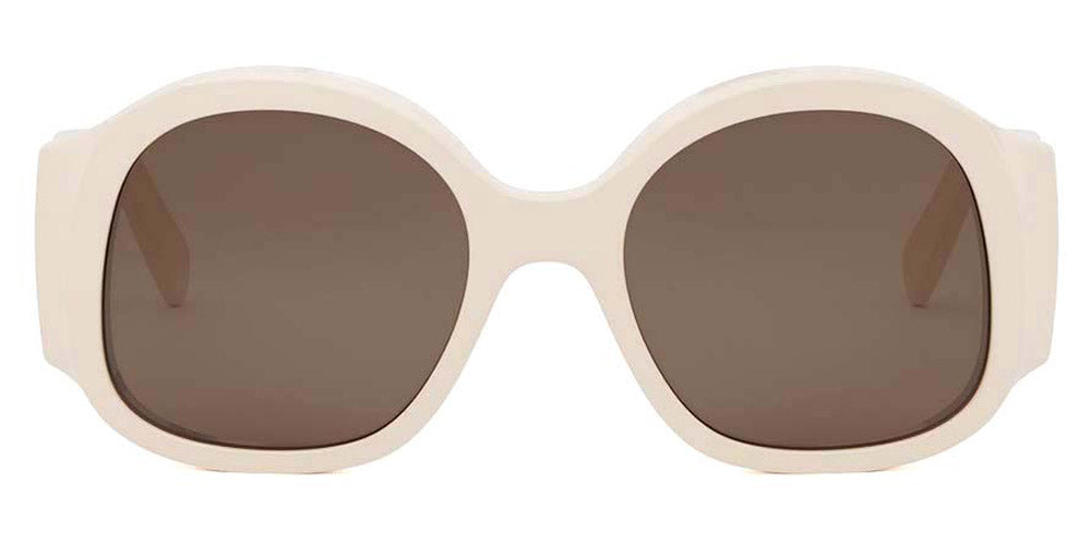 Celine® CL40305U CLN CL40305U 25E 54 - 25E Shiny White / Brown Sunglasses
