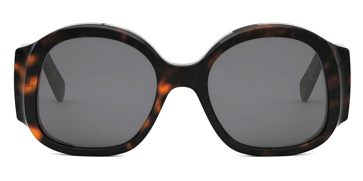 Celine® CL40305U CLN CL40305U 52A 54 - 52A Shiny Dark Havana / Smoke Sunglasses