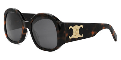 Celine® CL40305U CLN CL40305U 52A 54 - 52A Shiny Dark Havana / Smoke Sunglasses