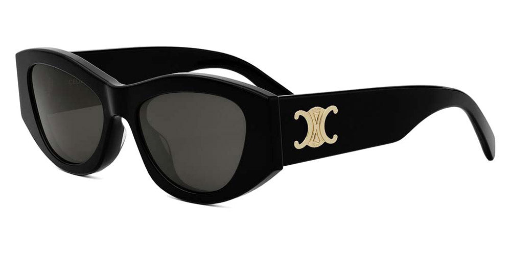 Celine® CL40308U CLN CL40308U 01A 55 - 01A Shiny Black / Grey Sunglasses