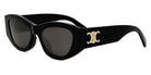 Celine® CL40308U CLN CL40308U 01A 55 - 01A Shiny Black / Grey Sunglasses
