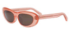Celine® CL40310U CLN CL40310U 42E 54 - 42E Shiny Orange / Brown Sunglasses
