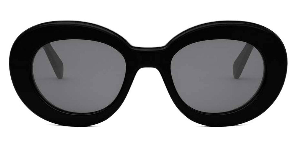 Celine® CL40312U CLN CL40312U 01A 53 - 01A Shiny Black / Grey Sunglasses