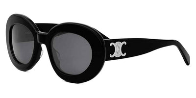 Celine® CL40312U CLN CL40312U 01A 53 - 01A Shiny Black / Grey Sunglasses