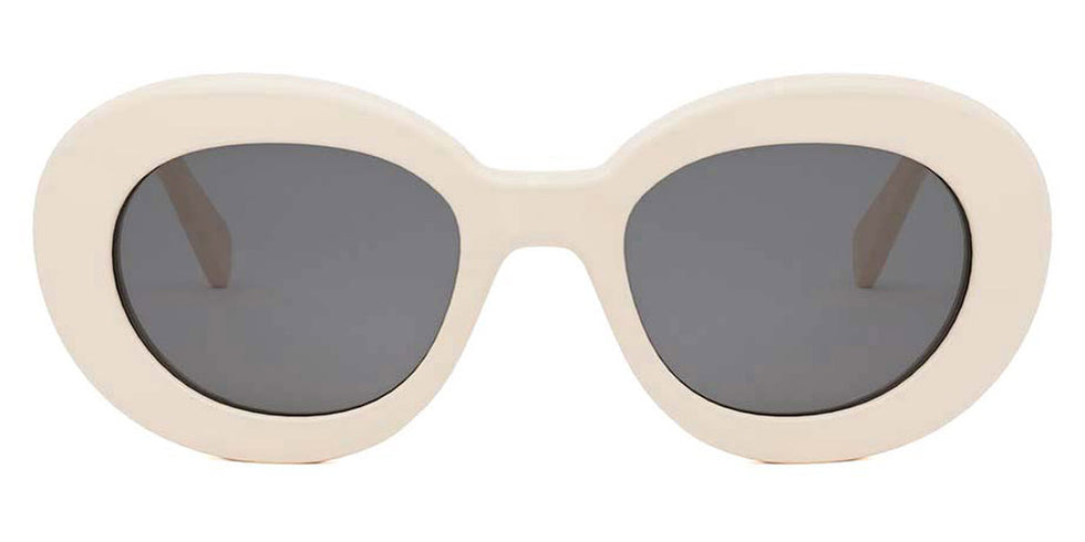 Celine® CL40312U CLN CL40312U 25A 53 - 25A Shiny White / Grey Sunglasses