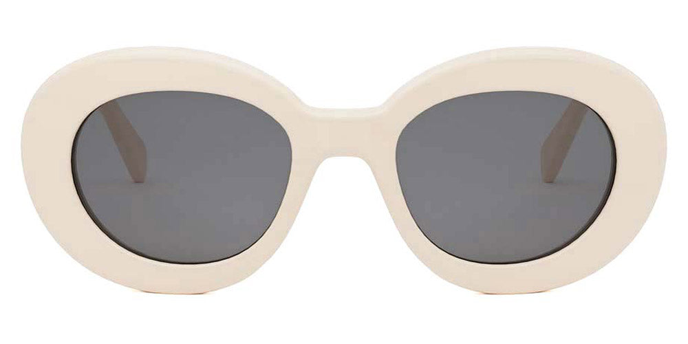 Celine® CL40312U CLN CL40312U 25A 53 - 25A Shiny White / Grey Sunglasses