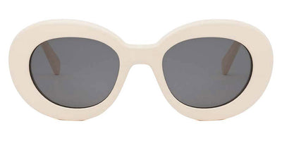 Celine® CL40312U CLN CL40312U 25A 53 - 25A Shiny White / Grey Sunglasses