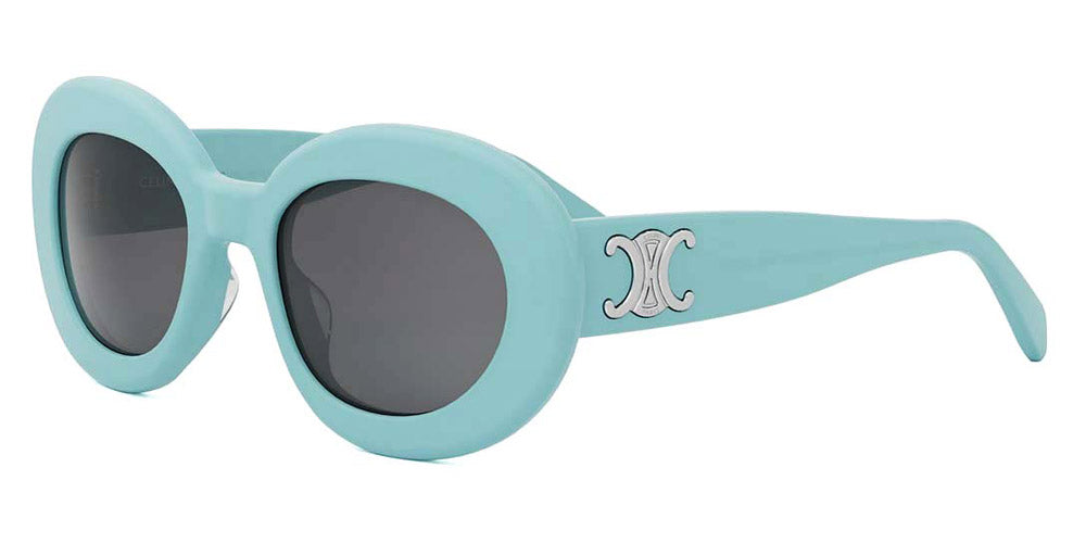 Celine® CL40312U CLN CL40312U 84A 53 - 84A Shiny Blue / Grey Sunglasses