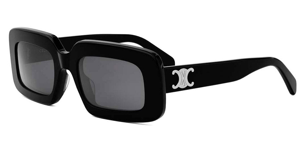 Celine® CL40313U CLN CL40313U 01A 53 - 01A Shiny Black / Grey Sunglasses