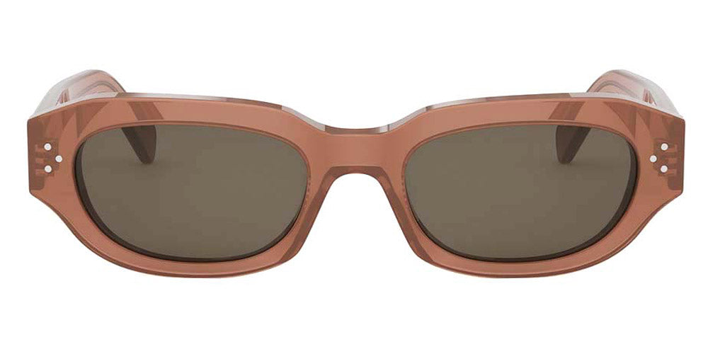 Celine® CL40314I CLN CL40314I 44E 54 - 44E Shiny Orange / Brown Sunglasses