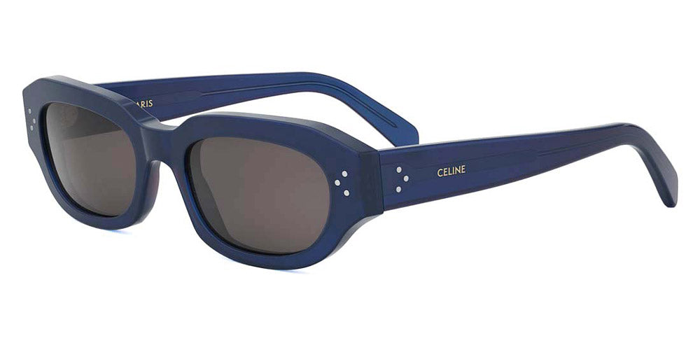 Celine® CL40314I CLN CL40314I 90A 54 - 90A Shiny Blue / Grey Sunglasses