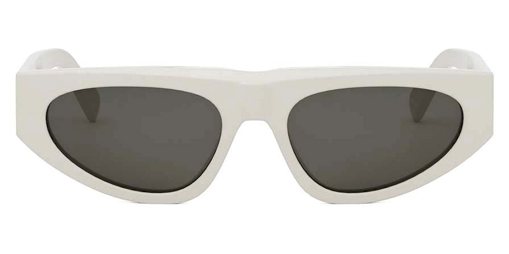 Celine® CL40315U CLN CL40315U 25A 55 - 25A Shiny White / Grey Sunglasses