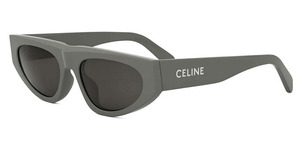 Celine® CL40315U CLN CL40315U 93A 55 - 93A Shiny Green / Grey Sunglasses