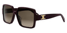Celine® CL40316U CLN CL40316U 69F 60 - 69F Shiny Red / Brown Sunglasses