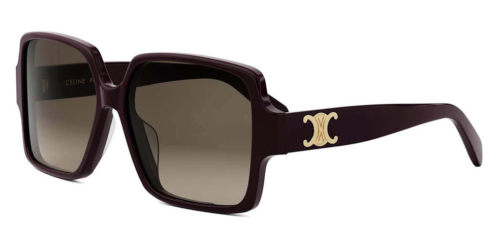 Celine® CL40316U CLN CL40316U 69F 60 - 69F Shiny Red / Brown Sunglasses