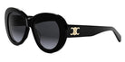 Celine® CL40317U CLN CL40317U 01B 55 - 01B Shiny Black / Grey Gradient Sunglasses