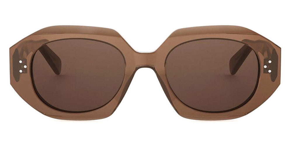 Celine® CL40319I CLN CL40319I 48E 52 - 48E Shiny Brown / Brown Normal Sunglasses