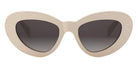 Celine® CL40320U CLN CL40320U 25F 52 - 25F Shiny White / Brown Gradient Sunglasses