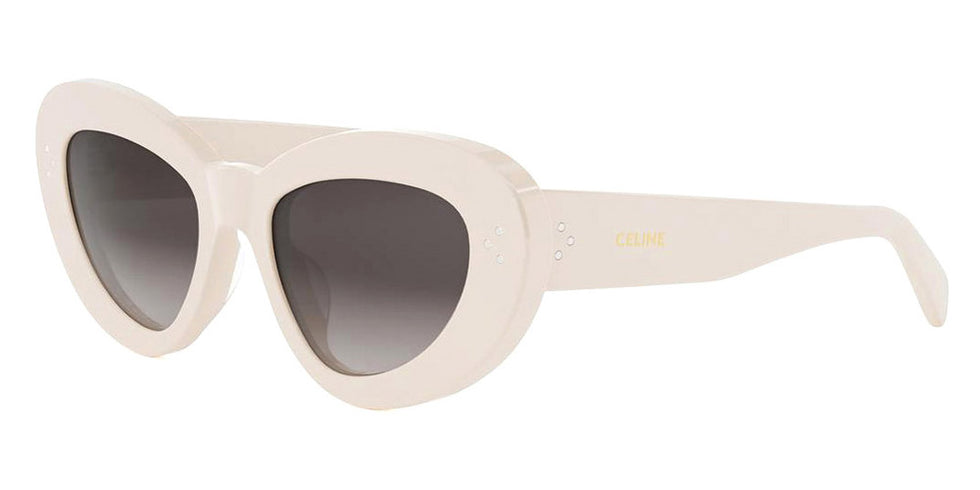 Celine® CL40320U CLN CL40320U 25F 52 - 25F Shiny White / Brown Gradient Sunglasses