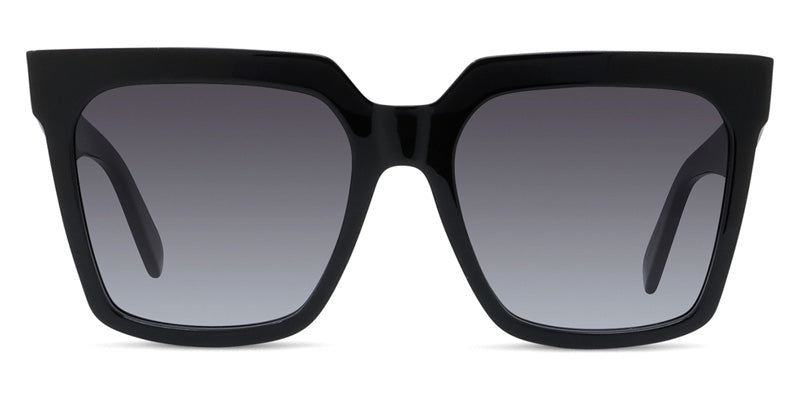 Celine® CL4055IN CLN CL4055IN 01B 55 - Shiny Black / Smoke Sunglasses