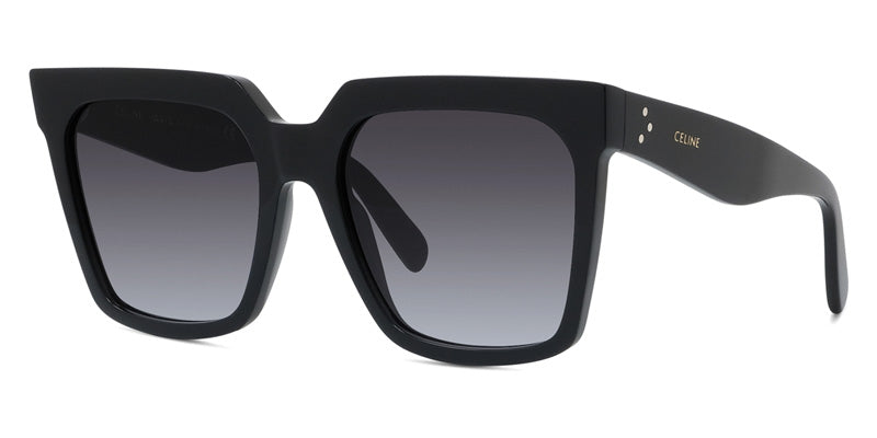 Celine® CL4055IN CLN CL4055IN 01B 55 - Shiny Black / Smoke Sunglasses