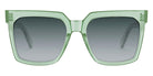 Celine® CL4055IN CLN CL4055IN 93B 55 - Shiny Transparent Green / Gradient Smoke Sunglasses