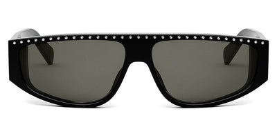 Celine® CL4274IS CLN CL4274IS 01A 62 - Shiny Black with Crystal Strass / Smoke Sunglasses