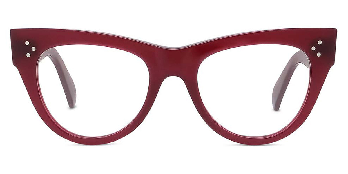 Celine® CL5003IN CLN CL5003IN 069 52 - Shiny Milky Bordeaux Eyeglasses