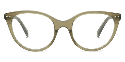 Celine® CL50068I CLN CL50068I 093 52 - Shiny Transparent Dark Khaki Eyeglasses