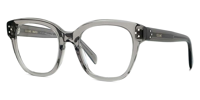 Celine® CL50086I CLN CL50086I 020 51 - Shiny Transparent Light Grey Eyeglasses