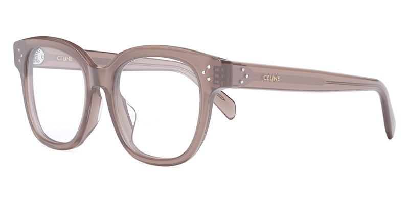 Celine® CL50086I CLN CL50086I 045 51 - Shiny Milky Hazelnut Eyeglasses