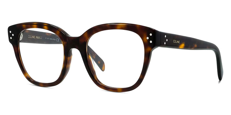 Celine® CL50086I CLN CL50086I 054 51 - Shiny Dark Havana Eyeglasses