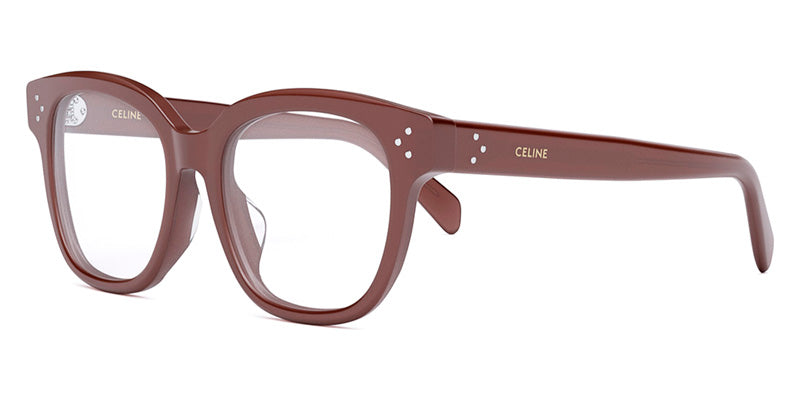 Celine® CL50086I CLN CL50086I 069 51 - Shiny Milky Burgundy Eyeglasses