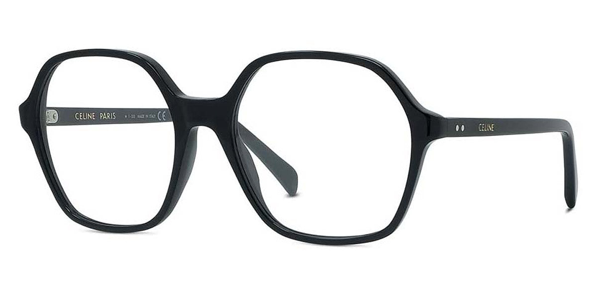Celine® CL50089I CLN CL50089I 001 54 - Shiny Black Eyeglasses
