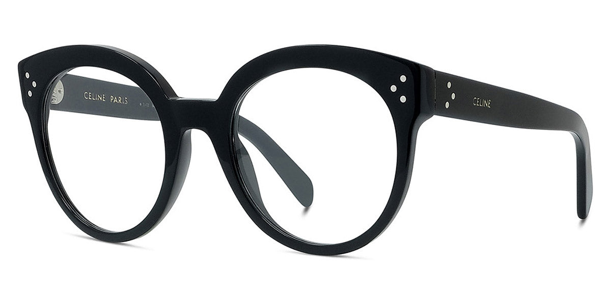 Celine® CL50093I CLN CL50093I 001 52 - Shiny Black Eyeglasses