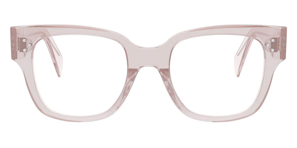 Celine® CL50110U CLN CL50110U 072 52 - Shiny Light Pink / Lenses Clear Organic Eyeglasses