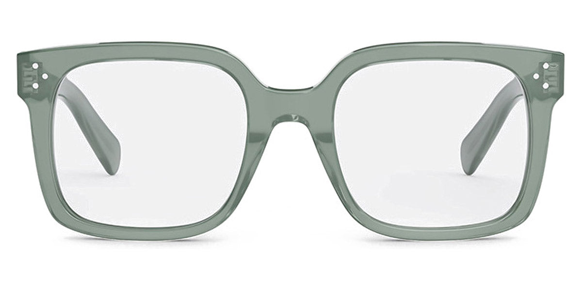 Celine® CL50114I CLN CL50114I 093 53 - Shiny Transparent Sage Eyeglasses