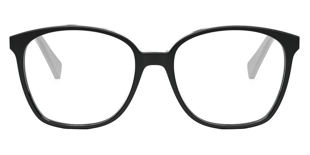 Celine® CL50115I CLN CL50115I 001 55 - Shiny Black / Lenses Clear Organic Eyeglasses