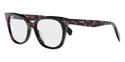 Celine® CL50116I CLN CL50116I 055 52 - Shiny Red Havana Eyeglasses